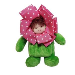 Little Sprout OOPSIE Ice Pack Baby Doll Pacifier Holder Mini Plush  NWOT